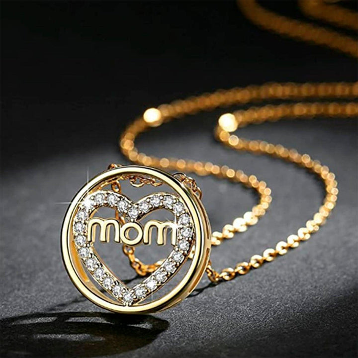 Collar para Mujer de Plata 925 Mom Especial Dia De las Madres - GOLD SHIELD